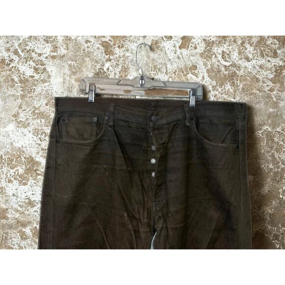 Levi’s 501 Jeans 42x30 Men White Oak Cone Denim Selvedge Rare - Picture 6 of 14
